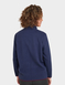 Contrast Trim Fleece Leisure Jacket - Navy