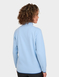 Contrast Trim Fleece Leisure Jacket - Pale Blue