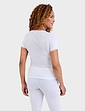 Heatguard Pointelle Thermal Short Sleeve Vest - White