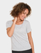 Heatguard Pointelle Grey Marl Short Sleeve Vest - Grey Marl