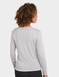 Heatguard Pointelle Grey Marl Long Sleeve Vest - Grey Marl