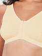 Cotton Front Fastening Magic Bra - Cream