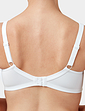 Marlon Half Lace Cup Bra - White