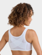 Marlon Front Fastening Full Back Support Bra - White