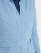 Cable and Diamond Design Cardigan - Hydrangea
