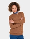 Cable and Diamond Design Jumper - Chestnut