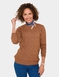 Cable and Diamond Design Jumper - Chestnut