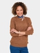 Cable and Diamond Design Jumper - Chestnut