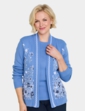 Jacquard Mock Twin Set - Dusky Blue