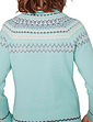 Crew Neck Jacquard Jumper Duck Egg Blue