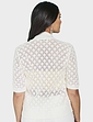 Pointelle Shrug - Cream