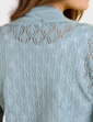 Pointelle Shrug - Duck Egg