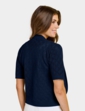 Pointelle Shrug - Navy