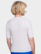 Short Sleeve Cable Cardigan - Cream