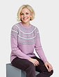 Fairisle Inspired Jumper - Lilac