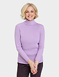 Roll Neck Jumper - Lavender