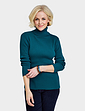 Roll Neck Jumper - Teal