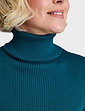 Roll Neck Jumper - Teal