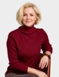 Roll Neck Jumper - Wine