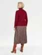 Roll Neck Jumper - Wine