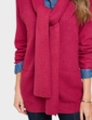 Detachable Scarf Cardigan - Bordeaux