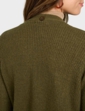 Detachable Scarf Cardigan - Green