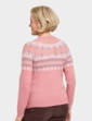 Fairisle Inspired Jumper - Blush Pink