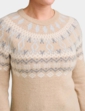 Fairisle Inspired Jumper - Natural