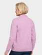 Argyle Gold Button Cardigan - Mauve