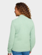 Sequin Flower Burst Jumper - Soft Green