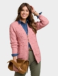 Textured Knit Cardigan - Blush