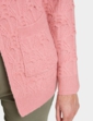 Textured Knit Cardigan - Blush