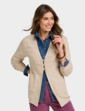 Textured Knit Cardigan - Oatmeal