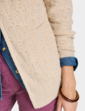 Textured Knit Cardigan - Oatmeal