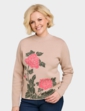 Floral Intarsia Jumper - Natural