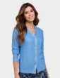 Sequin Yarn Cardigan - Blue