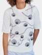 Cornelli Shell Embroidered Short Sleeve Jumper - Ivory