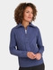 Quarter Zip Neck Cable Jumper - Denim