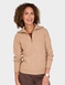 Quarter Zip Neck Cable Jumper - Oatmeal
