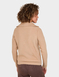 Quarter Zip Neck Cable Jumper - Oatmeal