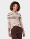 Fairisle Design Inspired Jumper - Natural