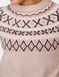 Fairisle Design Inspired Jumper - Natural