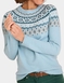 Fairisle Design Inspired Jumper - Sea Green