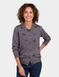 Bow Trim Cardigan - Grey
