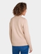 Bobble Heart Turtle Neck Jumper - Natural