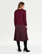 Jacket Style Cardigan - Burgundy