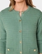 Jacket Style Cardigan - Soft Green