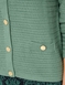 Jacket Style Cardigan - Soft Green