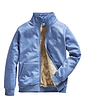Fleece Lined Jersey Leisure Jacket - Denim Marl