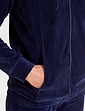 Velour Leisure Suit - Navy